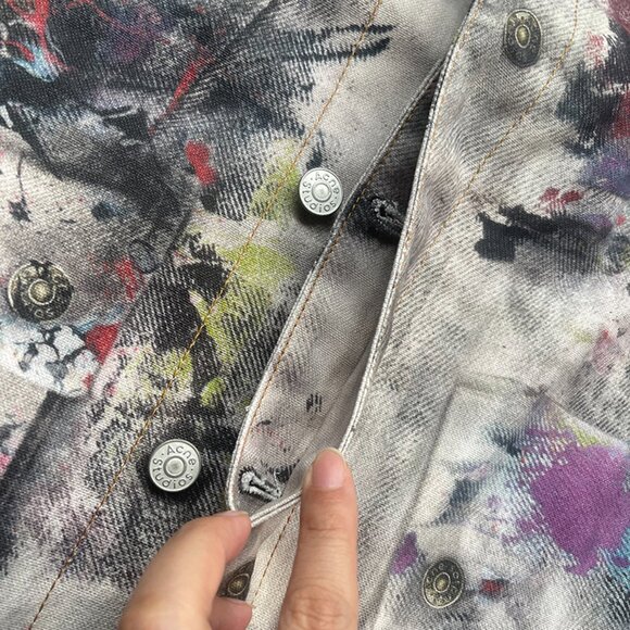 Acne Studios Painter Trompe L'Oeil Denim Jacket - Picture 3 of 9